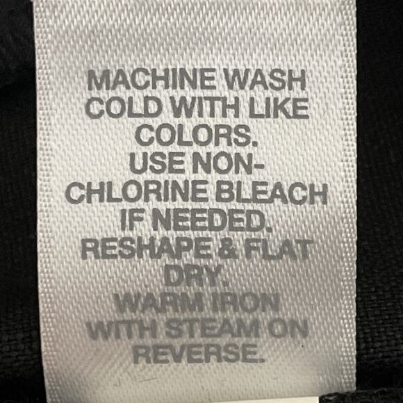 J. Jill Linen Stretch Pull-On Pants Size Small Black Old Money Office Business - Picture 11 of 12